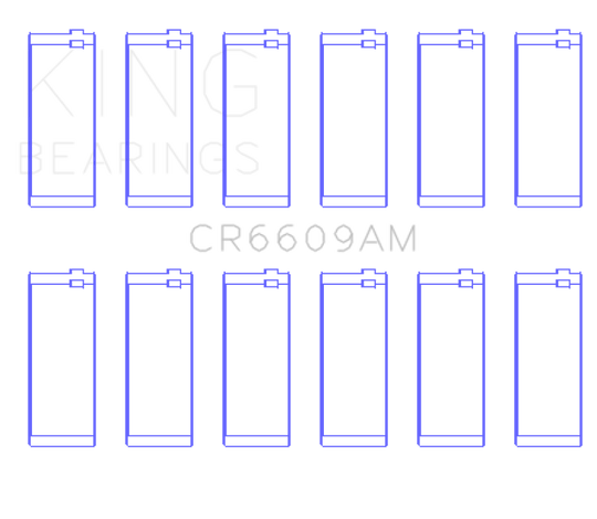 King Engine Bearings BMW M30/M32/B35 (Size +0.25mm) Connecting Rod Bearing Set