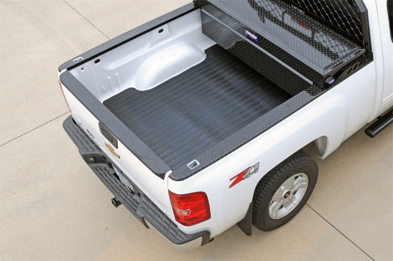 Deezee 19-23 Chevrolet Silverado Heavyweight Bed Mat - Custom Fit 8Ft Bed (Lined Pattern)