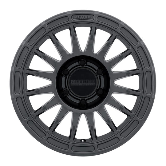 Method MR314 17x7.5 +24mm Offset 6x4.5 66.1mm CB Matte Black Wheel