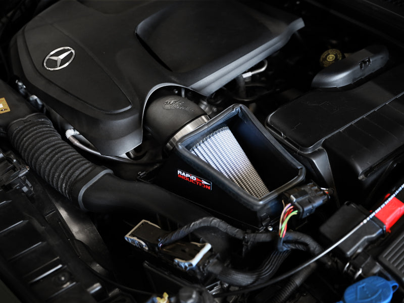 aFe Rapid Induction Pro Dry S Cold Air Intake System 14-19 Mercedes-Benz CLA250 L4-2.0L(t)