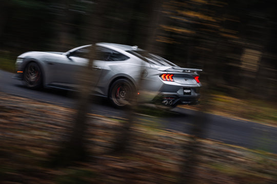 MBRP 2024+ Ford Mustang GT Armor Pro 3in Steet Profile Catback Exhaust  - Carbon Fiber Tips