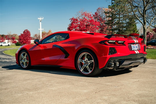 Corsa 2020-2024 Chevrolet Corvette C8 RWD 3in Valved Cat-Back w/ 4.5in Carbon Fiber Polished Tips