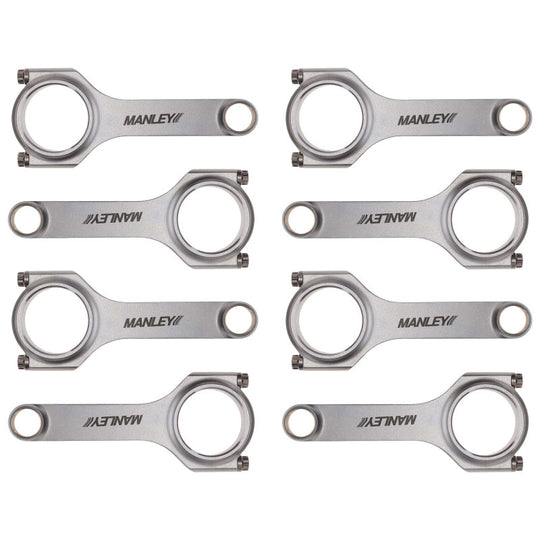 Manley Chevy Small Block LS/LT1 6.125in H Beam Connecting Rod Set w/ ARP2000 Bolts