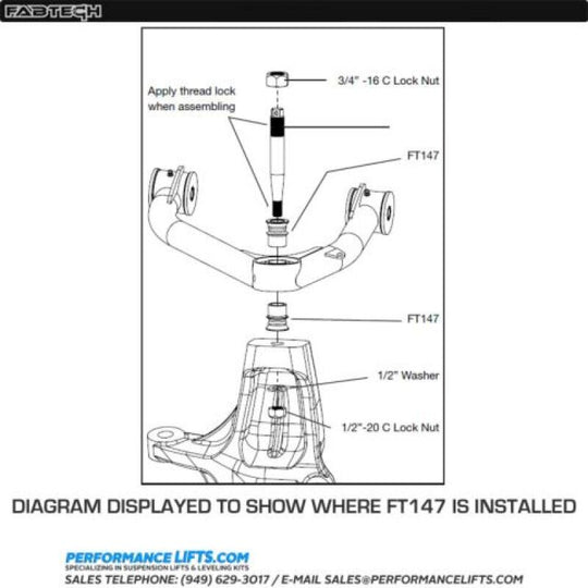 Fabtech HD Misalignment Spacer