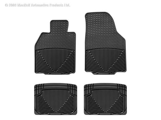 WT Rubber Mats - Rear - Blk