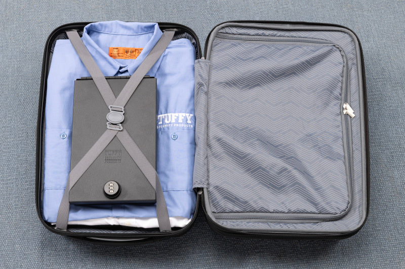 Tuffy Portable Safe/Large 10Inlx6 1/2Inwx2Int Foam Lined