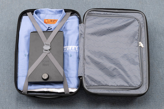 Tuffy Portable Safe/Large 10Inlx6 1/2Inwx2Int Foam Lined