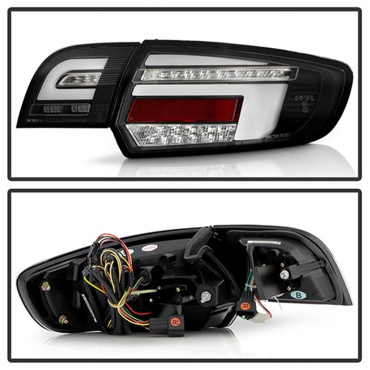 Spyder 09-13 Audi A3 Full LED Tail Lights - Black (ALT-YD-AA309-LED-BK)