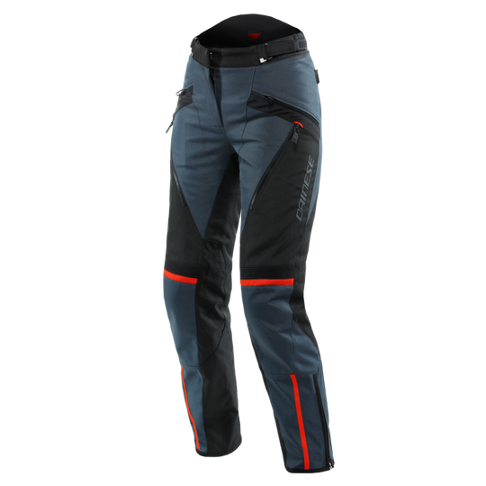 Dainese Tempest 3 Lady D-Dry Pants Ebony/Black/Lava-Red Size - 40