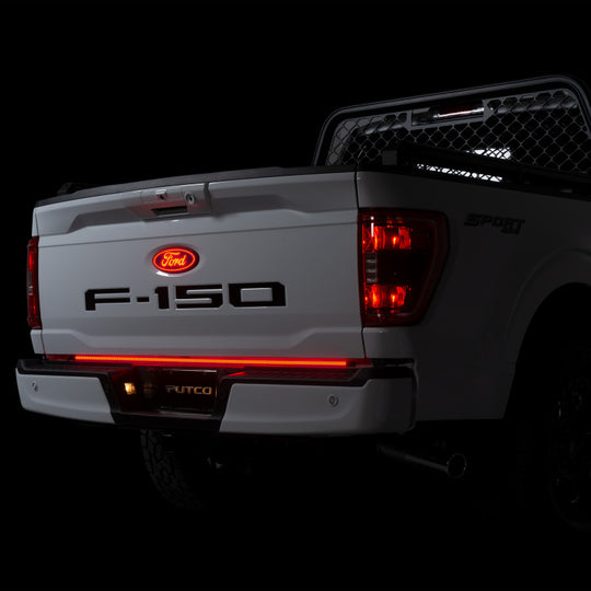 Putco 19-24 Ford Ranger 48In Direct Fit Blade Kit Tailgate Bars Equipped w Factory LED Taillamps