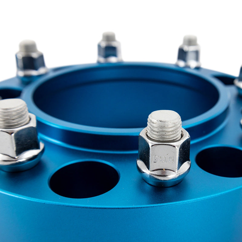 Borne Off-Road Wheel Spacers - 6x139.7 - 93.1 - 35mm - M12 - Blue