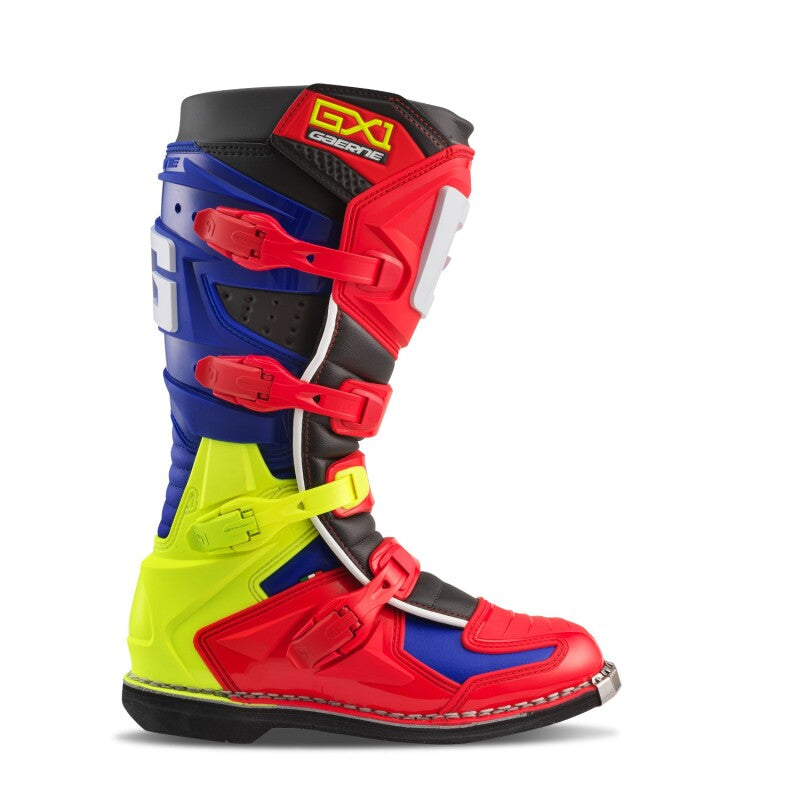 Gaerne GX1 Boot Red Multi Size - 6.5