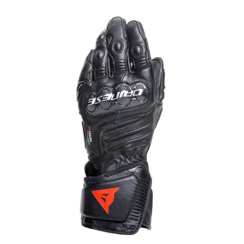 Dainese Carbon 4 Long Leather Gloves Black/Black/Black - Large