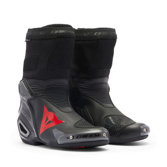 Dainese Axial 2 Air Boots Black/Black/Red Fluorescent Size - 45