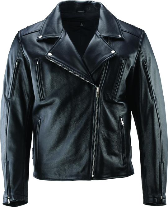 Kuryakyn Leather By River Road Ironclad Classic Leather Jacket Black - Small