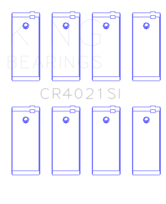 King Engine Bearings Escort 1.9 1987/89 (Size +0.25mm) Connecting Rod Bearing Set