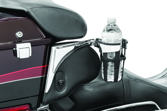 Kuryakyn Reflex Drink Holder Right Side HD Touring Passenger Mount 96-13 Chrome