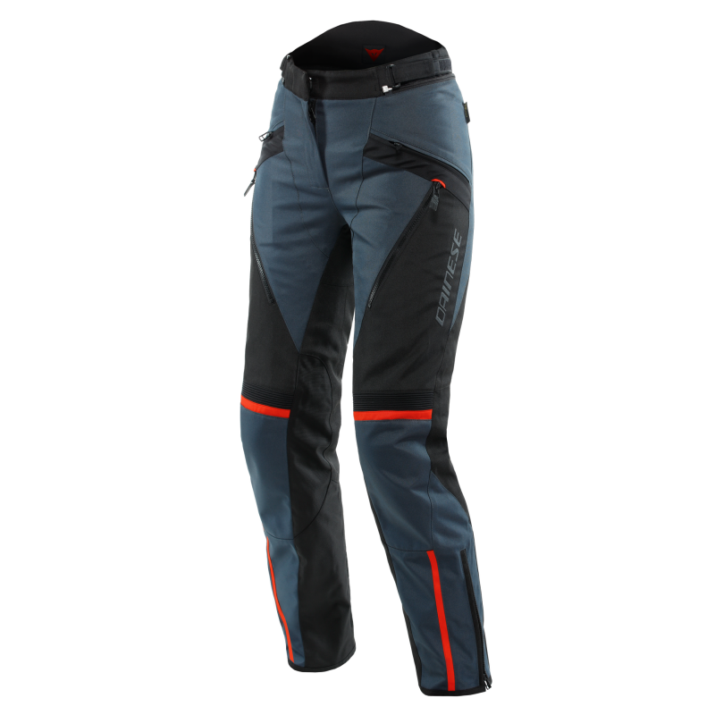 Dainese Tempest 3 Lady D-Dry Pants Ebony/Black/Lava-Red Size - 52