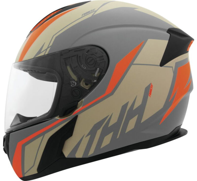 THH Helmets T810S Turbo Gray/Orange - 2XL