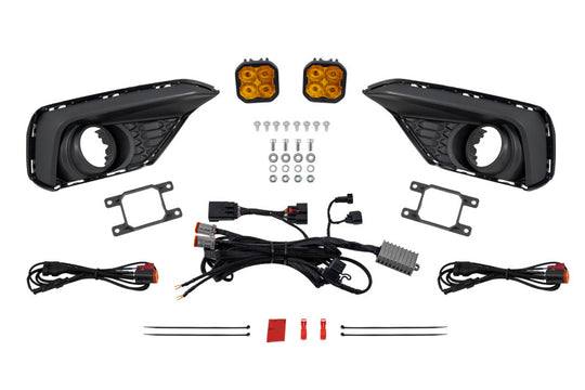 Diode Dynamics 2030 Ford Mustang EcoBoost SS3 Add-On Fog Lamp Kit  Yellow Max