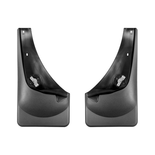 WeatherTech 21-22 Ford Bronco (Bumper Style 1) Front & Rear No Drill Mudflaps - Black