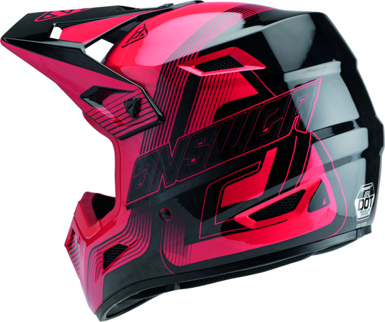 Answer AR1 Vendetta Helmet Red/Black - XS