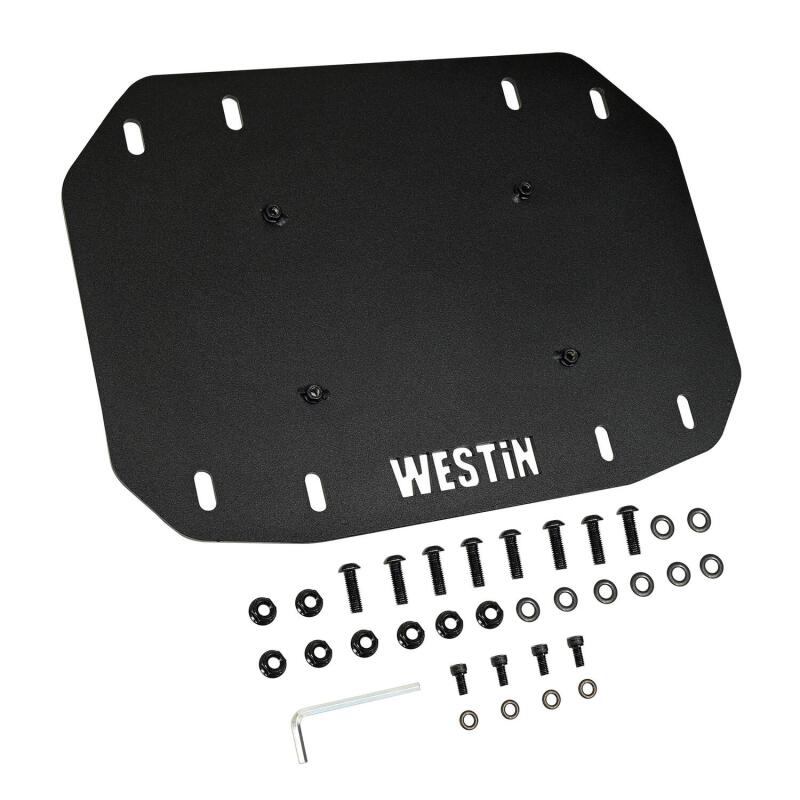 Westin 18-25 Wrangler JL Spare Tire Delete Plate - Tex. Blk