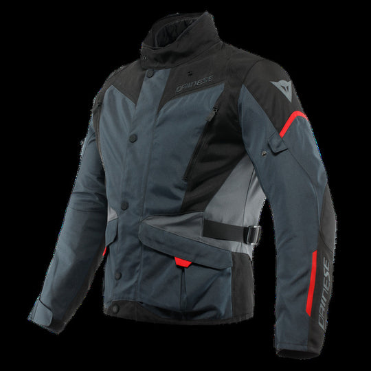 Dainese Tempest 3 D Dry Jacket Glacier Gray/Black/Lava Red Size - 64