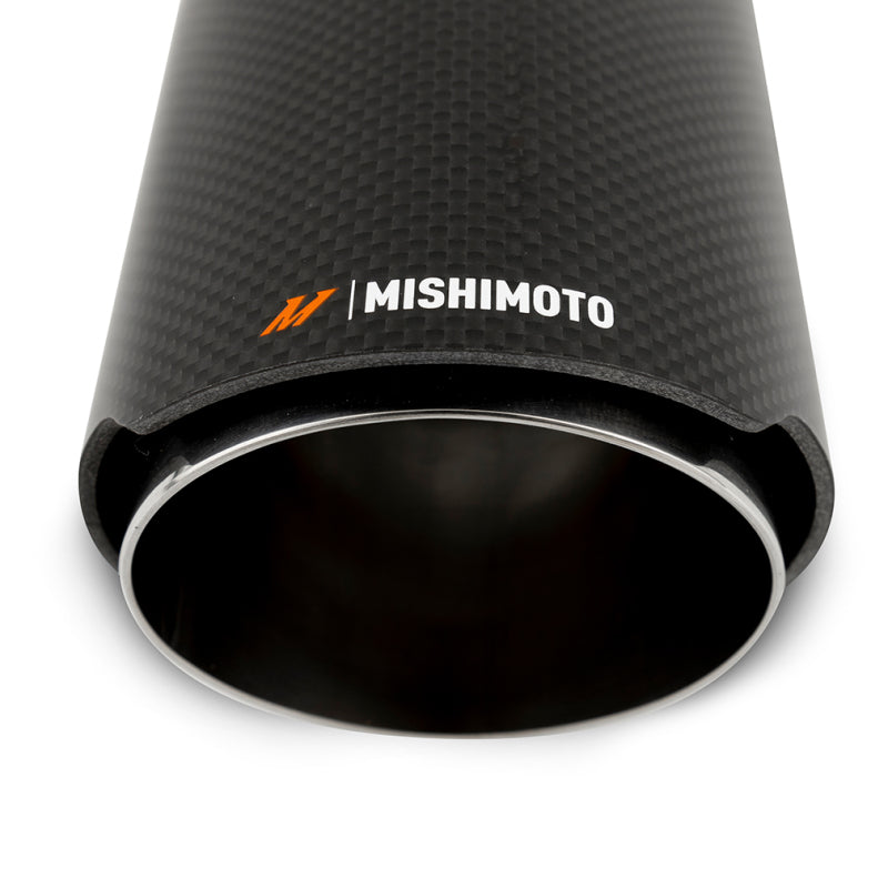 Mishimoto Carbon Fiber Muffler Tip 3in Inlet 4in Outlet Polished