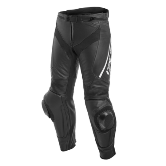 Dainese Delta 3 Perforated Leather Pants Black/White Size - 58