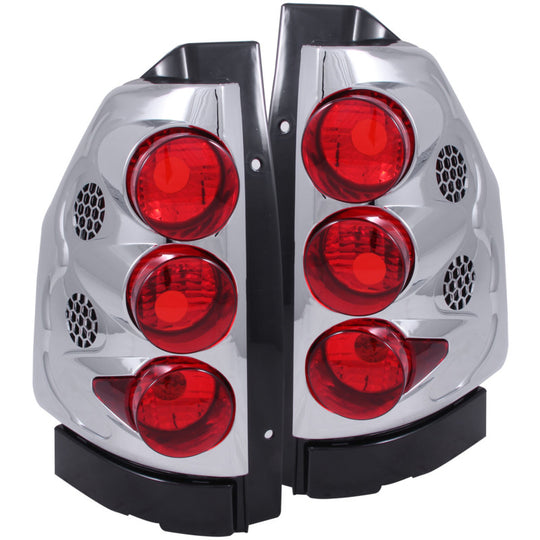 ANZO 2002-2008 Gmc Envoy Taillights Chrome