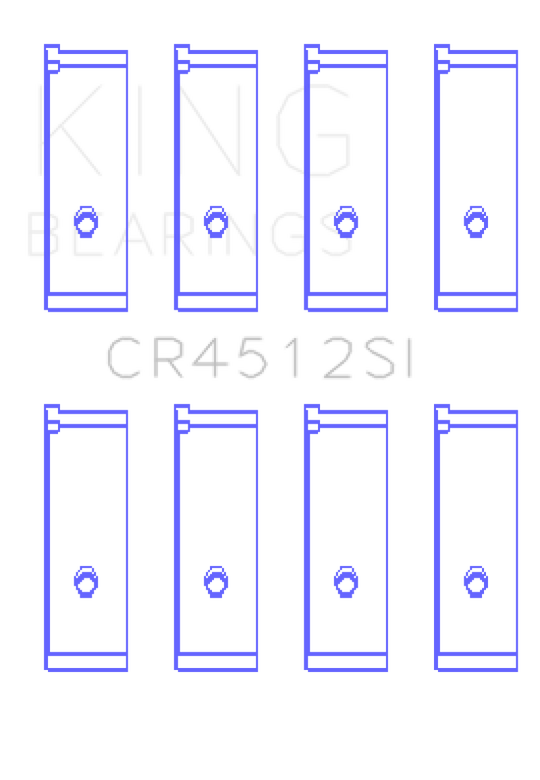 King Engine Bearings Honda D17A1/2 1.7L 16V (Size +0.75mm) Connecting Rod Bearing Set