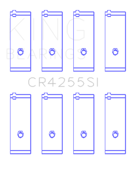 King Engine Bearings G.M.C. /Quard 4 1996/Up (Size +0.25mm) Connecting Rod Bearing Set