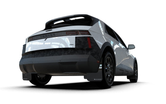 Rally Armor 25-26 Hyundai Ioniq 5 XRT Black Mud Flap Metallic Black Logo