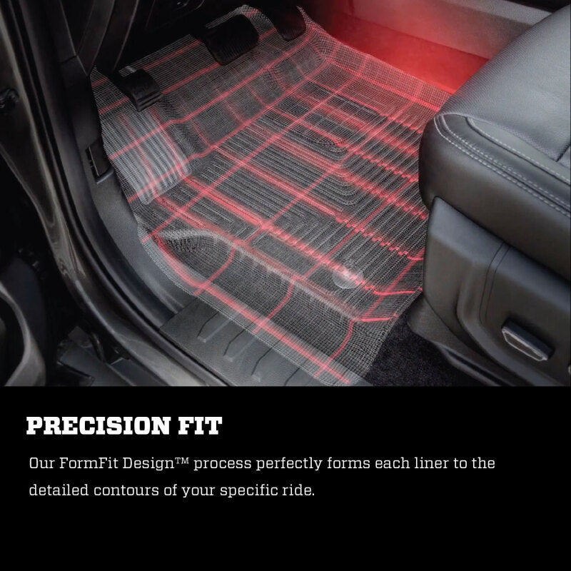 Husky Liners 2024 Toyota Tacoma Crew Cab Pickup (Ex. Hybrid) X-act Contour Rear Floor Liner - Black