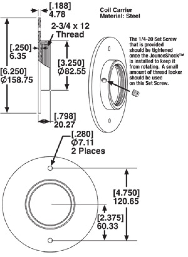 SPC Performance END MOUNT & ADAPTOR ASSY