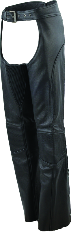 Kuryakyn Leather By River Road Sierra Leather Chaps Black Womens - Small