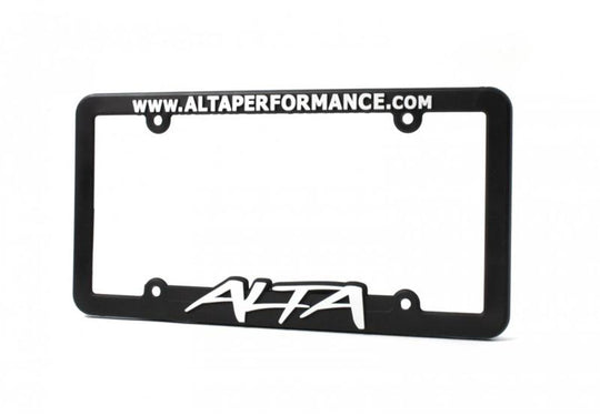 ALTA Plastic License Plate Frame