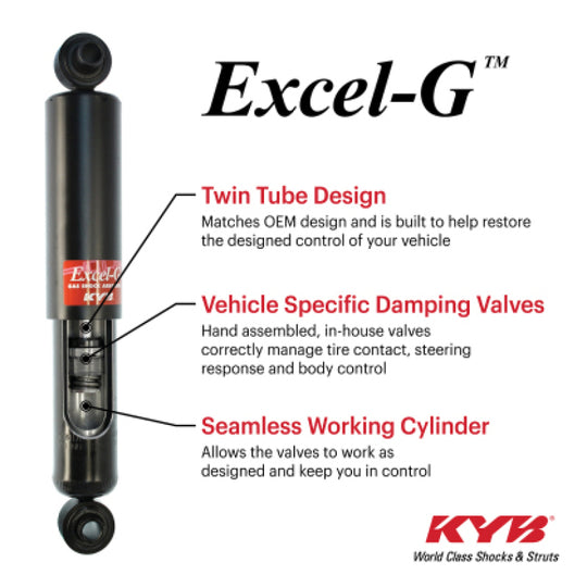 KYB 22-24 Mitsubishi Outlander / 23-24 Outlander PHEV / 2021+ Nissan Rogue Excel-G Shock - Rear