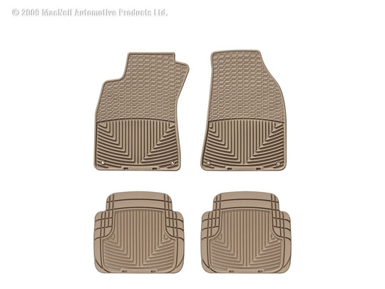 WT Rubber Mats - Rear - Tan