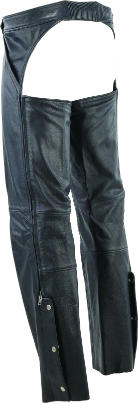 Kuryakyn Leather By River Road Plains Leather Chaps Black - Large