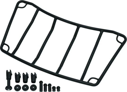 Kuryakyn Trunk Luggage Rack Adjustable Gloss Black