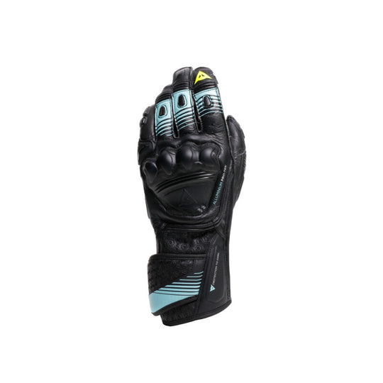 Dainese Fiero Metal Gloves Black/Water/Yellow Fluorescent - XS