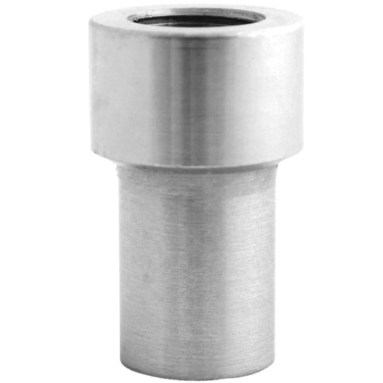 QA1 Tube Adapter - 1-1/4in OD - Smooth - Left Hand - 7/8-18 Thread .120 Wall - Alloy