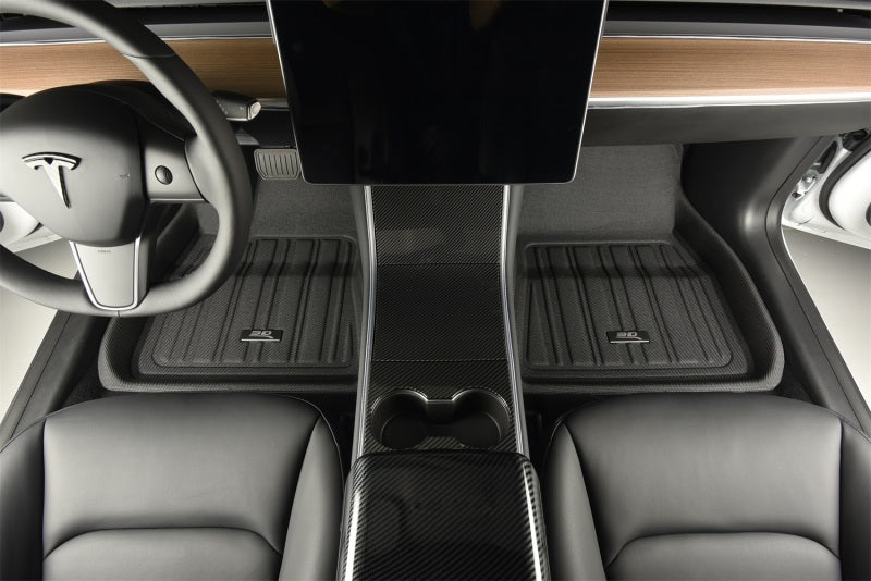 3D MAXpider 2026 Tesla Model Y Juniper Elitect 1st &amp; 2nd Row Floormats - Black