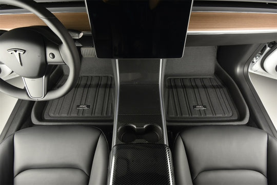 3D MAXpider 2026 Tesla Model Y Juniper Elitect 1st &amp; 2nd Row Floormats - Black