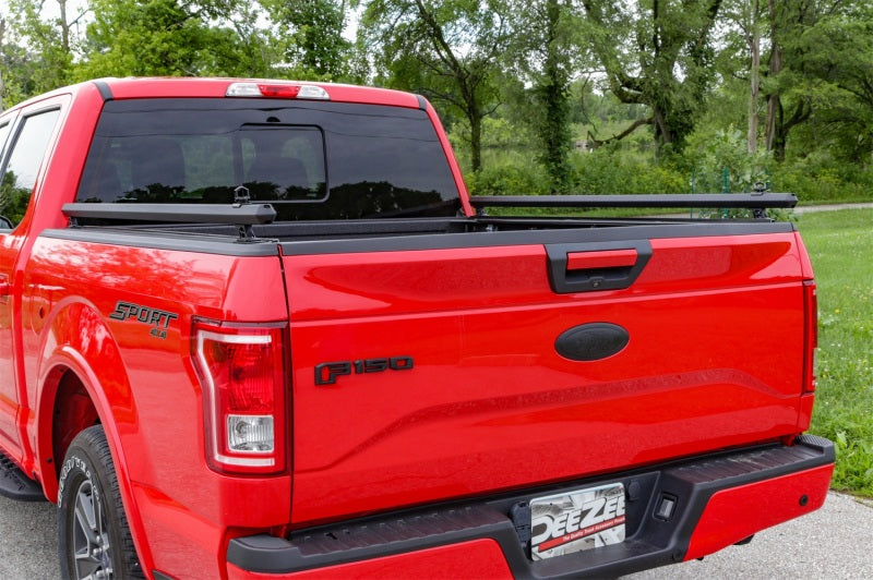 Deezee 14-23 Chevrolet Silverado Hex Series Side Rails - Texture Black 6 1/2Ft Bed