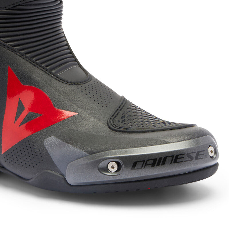 Dainese Axial 2 Air Boots Black/Black/Red Fluorescent Size - 45