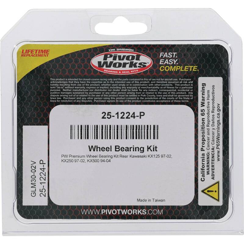 Pivot Works Pw Premium Wheel Bearing