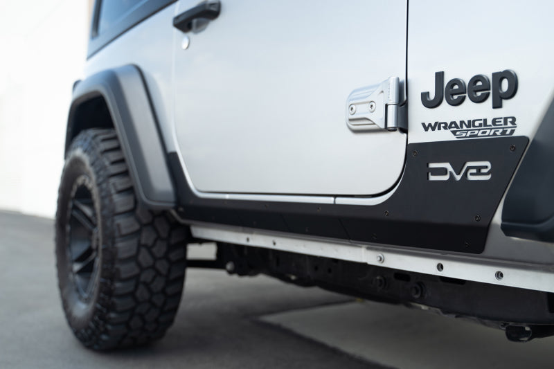 DV8 Offroad 18-23 Jeep Wrangler JL Rock Skins (2 Door Only)